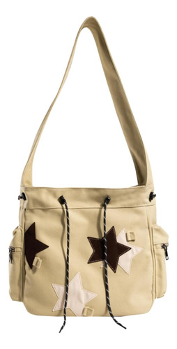 Y2k Star Canvas Messenger Bag, Lindos Bolsos De Mano Estétic