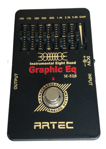 Ecualizador Artec Se-geq 8 Bandas Afinador Pedal - Cuotas