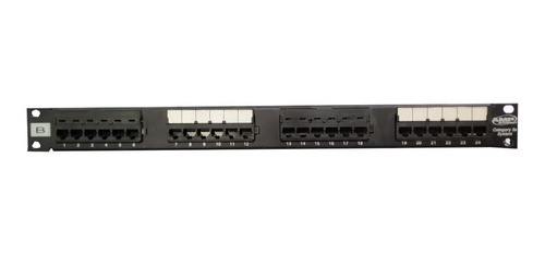 Patchpanel Amp 24 Bocas Rj45 Usado -aj Hogar