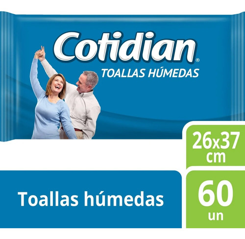 Cotidian Extra Suave Extra Grande Toalla Humeda 60und