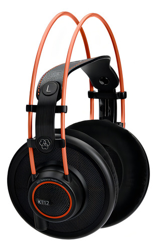 Fones de ouvido Akg K712 Pro Reference Studio K 712, cor preta