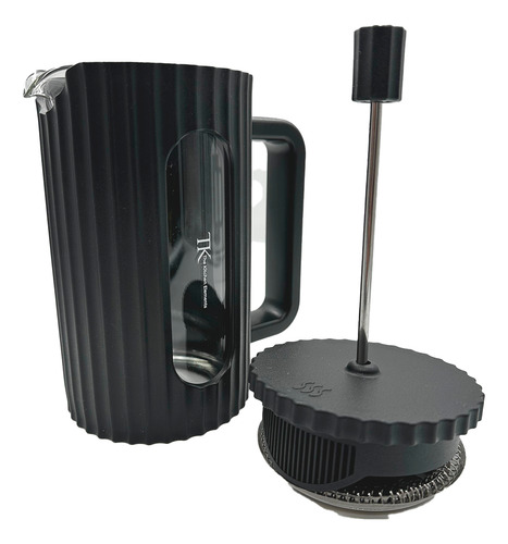 Cafetera Prensa Francesa Vidrio Negra 350cc The Kitchen