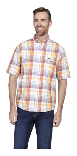 Imagen 1 de 5 de Camisa Regular Fit Lee Hombre Manga Corta 21m8