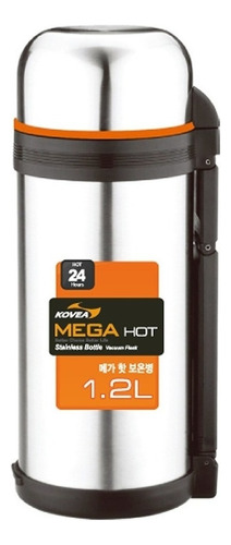 Termo Kovea Mega Hot De Acero Inoxidable 1.2l Plateado