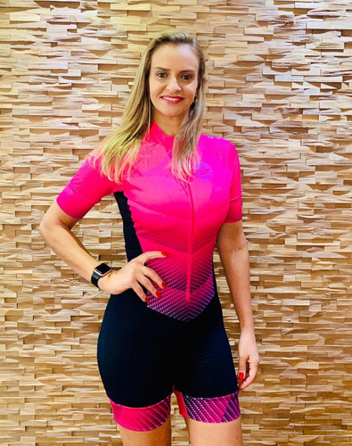 Macaquinho Ciclismo Feminino Elite Gladiador Mc