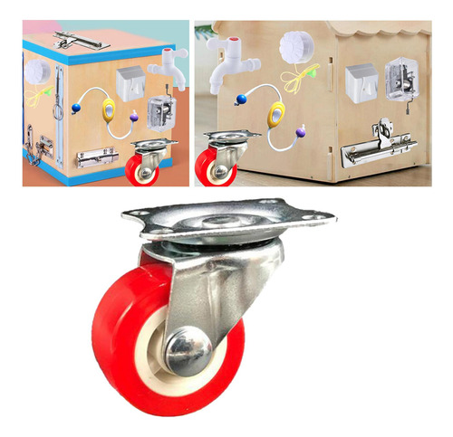 4 Sensory Board Learning Toy Para Niños Rueda Universal