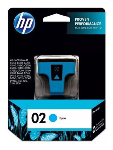 Imagen 1 de 2 de Cartucho Hp C8771wl Cian (#02) Original Oferta Tiendaoficial