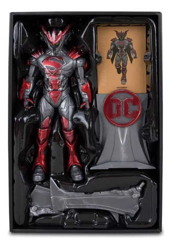 Mcfarlane Dc Superman Unchained Armadura Patina Edition Gold (Usado)