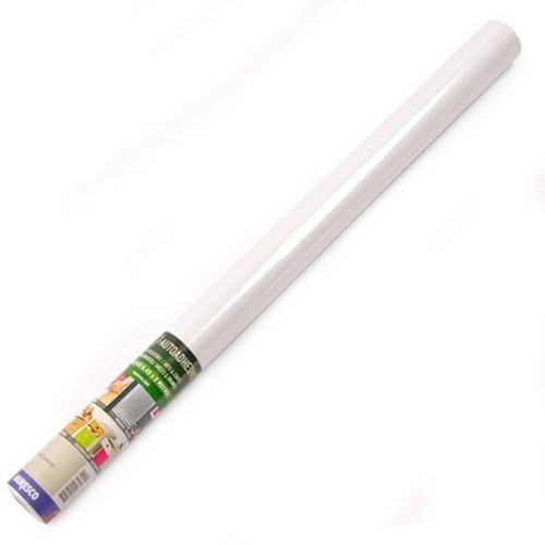 Rollos De Pvc Autoadhesivo Blanco Muresco Rollo:45cmx10 Mts