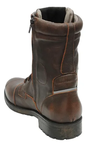 Botas moto marrones clearance