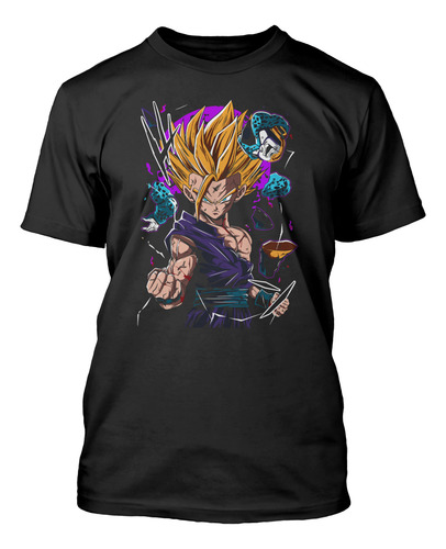 Polera Gohan Vs Cell Jr. Anime Moda Niño Niña Infantil