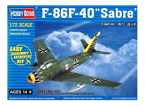 F-86f-40 Sabre - 1/72 - Hobbyboss 80259