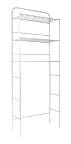 Imagen 1 de 3 de Mueble Sobre Inodoro Acero Blanco 3 Repisa Estante - Naffull