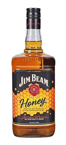 Whisky Jim Beam Honey 1000ml - Bourbon Com Mel