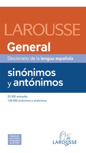Libro Sinónimos Y Antónimos Diccionario De La Lengua Español