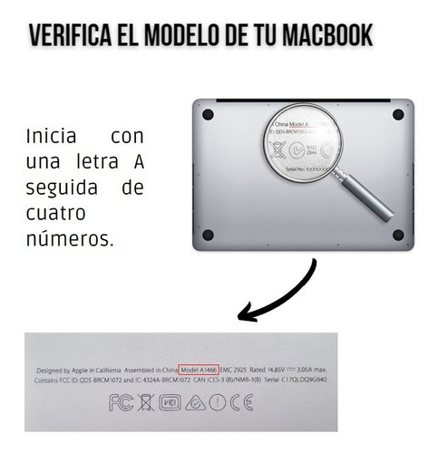 Imagen 2 de 2 de Protector Funda Carcasa Macbook Pro 16 A2141 Touchbar Id