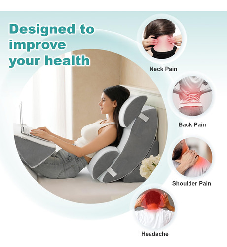 Juego De Almohadas Con Forma De Cuña Hansleep, Cama Ortopédi