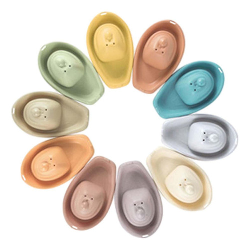 Nuevo 10 Piezas De Juguete De Barco De Baño For Bebé,