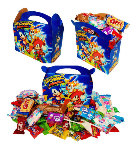 Cajita Feliz Dulces Sorpresa X12und Piñata Sonic