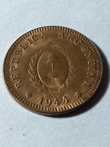 Moneda Argentina 2 Centavos  1944 Excelente En Oferta Escasa