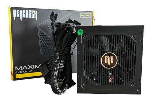 Fonte Alimentação Gamer 650w Bivolt 80plus Bronze Silencioso Cor Preto 110V/220V