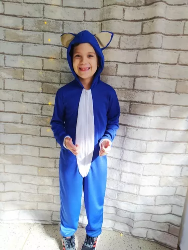 Fantasia Sonic Infantil 12 x S/juros