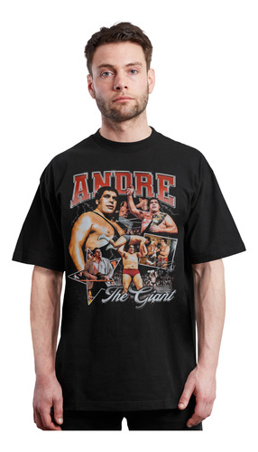 Andre The Giant - Lucha Libre - Collage - Polera