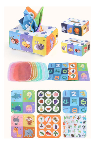 2x Caja De Pañuelos Para Bebés Juguete Juguetes De