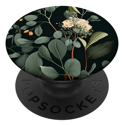 Eucalipto Verde Flor Hoja Floral Rama Popsockets Popgrip