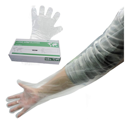 Moduoduo Guantes Veterinarios Desechables, Guantes De Insemi