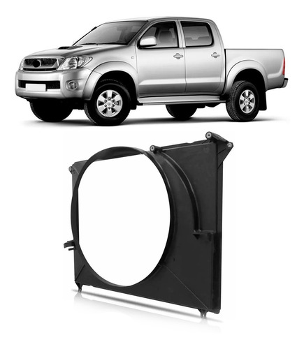 Defletor Radiador Hilux 2005 A 2015 Diesel