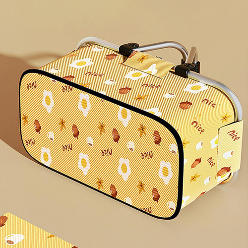 . Cesta De Picnic, Cesta De Almacenamiento Con Asa,