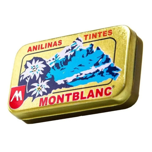 Anilinas Montblanc Cajita Dorada Color 27. Gris Perla