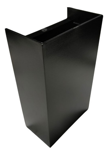 Luminaria Rectangular Negro Doble Disparo Efectos de Luz Led 10w Artlite Luz Blanco Frio