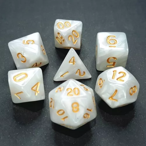 Kit 7 Dados RPG De Mesa - Notteri