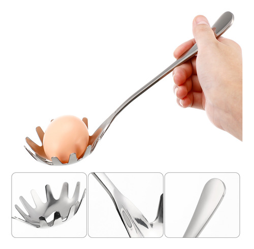 Cuchara Para Espaguetis De Acero Inoxidable, Herramienta Par