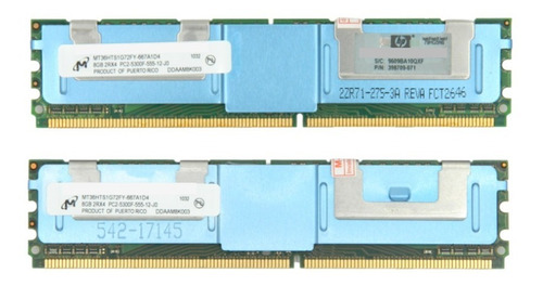 Imagen 2 de 2 de Memoria Servidor Hp Kit 16gb 5300f Dl360 G5 Dl380 G4