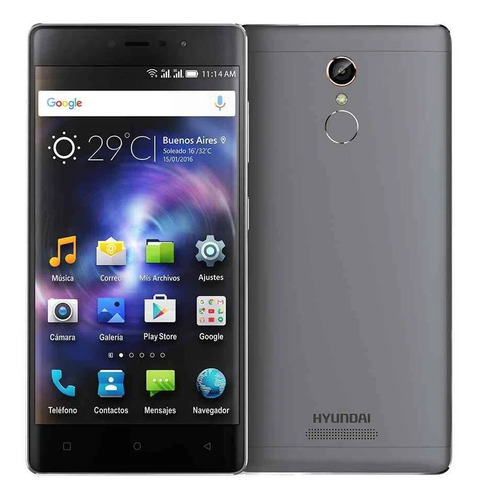 Imagen 1 de 9 de Celular Hyundai Ultra Storm 32gb Liberado Refabricado Plata