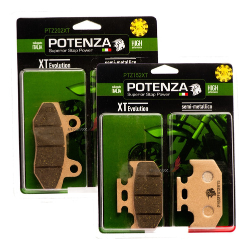 Kit Pastilha Potenza Xtz250 Lander Tenere Ptz202xt+ptz152xt