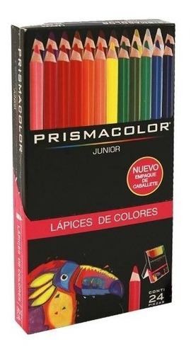 Imagen 1 de 2 de Lápices De Colores Prismacolor Junior X 24und 1972876