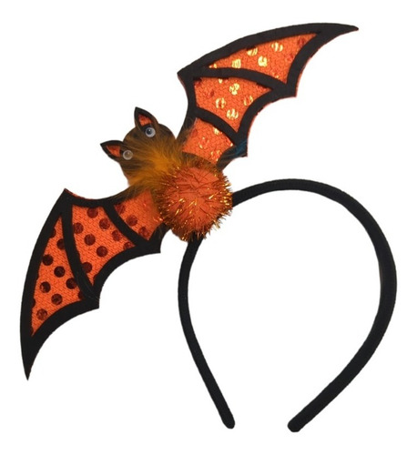 Vincha Murcielago Premium Cotillon Halloween