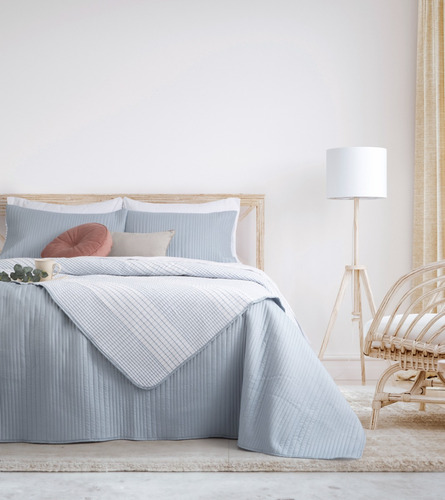 Cubrecama 1 1/2 Plaza Kit 2 Piezas Cover Micro Soft Alcoyana