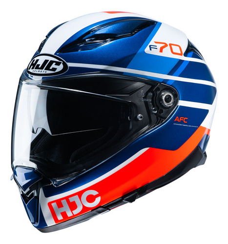 Capacete Motoqueiro Masculino Hjc F70 Tino Motociclista