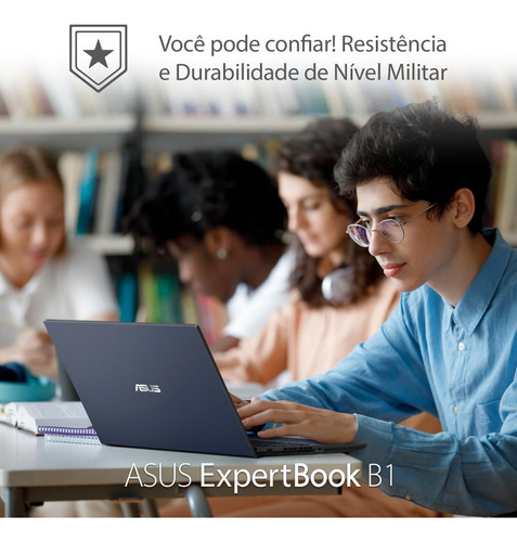 Notebook ASUS ExpertBook B1502CBA Intel Core i5 1235U 8GB Ram 512GB SSD Windows 11 Pro Tela 15,6" FHD Black - BQ2862X