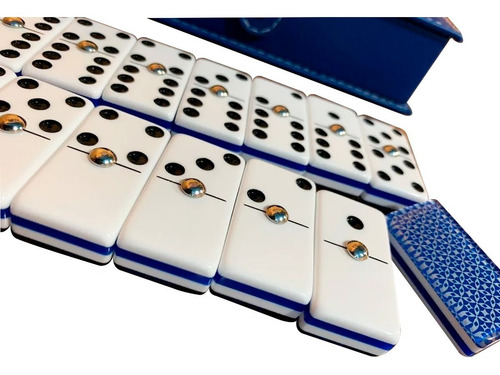 Domino Profesional Rombos Azul / Baraja Bicycle Poker Rojo