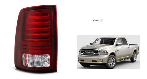 Calavera Dodge Ram 1500 2013 2014 2015 2016 C/led F/rojo