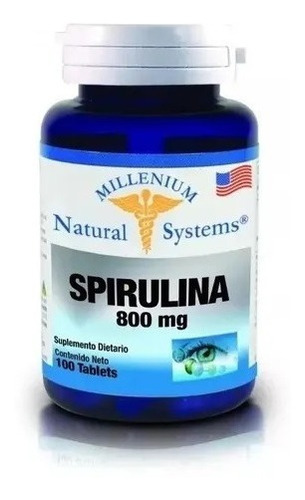 X3 Spirulina 800mg 100 Tabletas - Unidad a $400