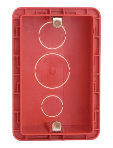 Kit 100 Caixa De Luz Embutir 4x2 Alvenaria Vermelha Pial