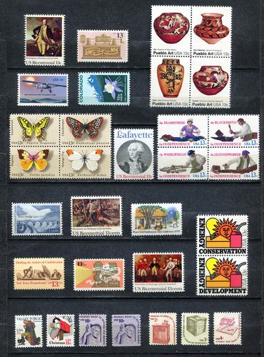 Estados Unidos Sellos Estampillas Usa Año 1977 Mnh