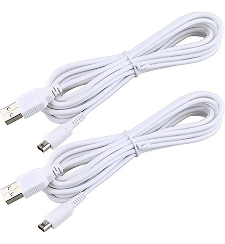 [paquete De 2] Cable De Alimentacion Del Cargador Usb Akwox